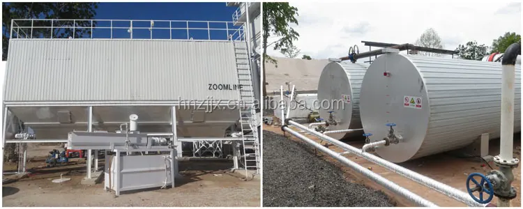 Batching plant 160t/h hot mix bitumen machine