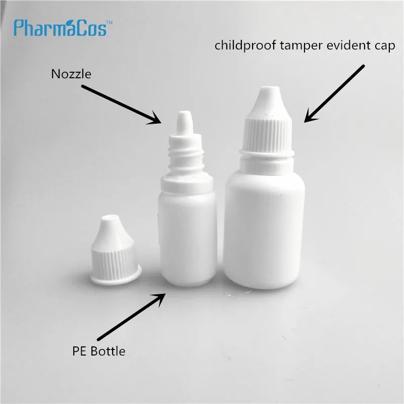 Small Pe Squeezable Soft Plastic Dropper Eye Drop Container E Oil Bottle 10ml For Eye Liquid