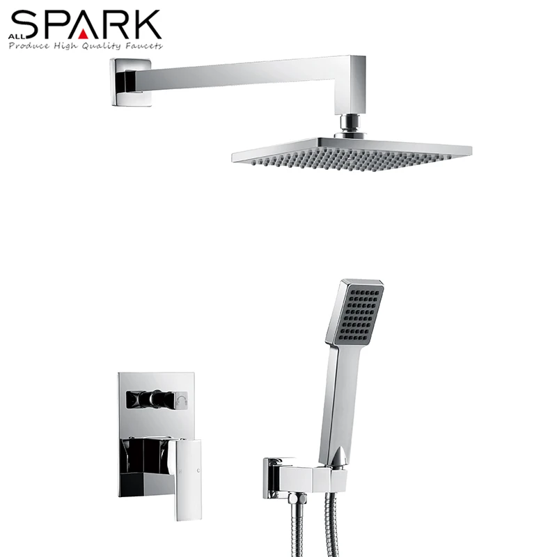 German Hidden In Wall Style Concealed Bath Shower Mixer Buy Hidden