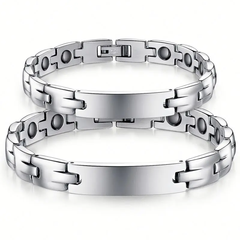 
Manufacturer Stainless Steel Mens Infrared Ion Magnet Germanium Bracelet Japan 