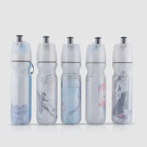 Image of Petolar Travel Double Layer Water Drinking Cup Mist Spray Drinking Water Bottle Factory