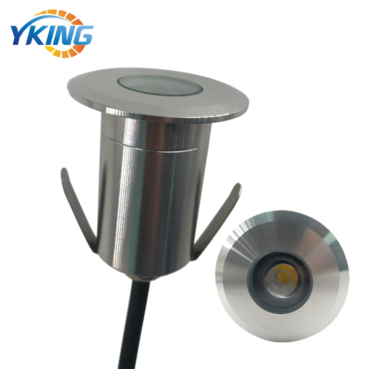 304 Stainless steel waterproof Single Color 1W outdoor led ip67 spotlight