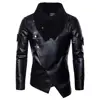 Black leather Jacket Second Hand Motorbike Superman Leather Jacket