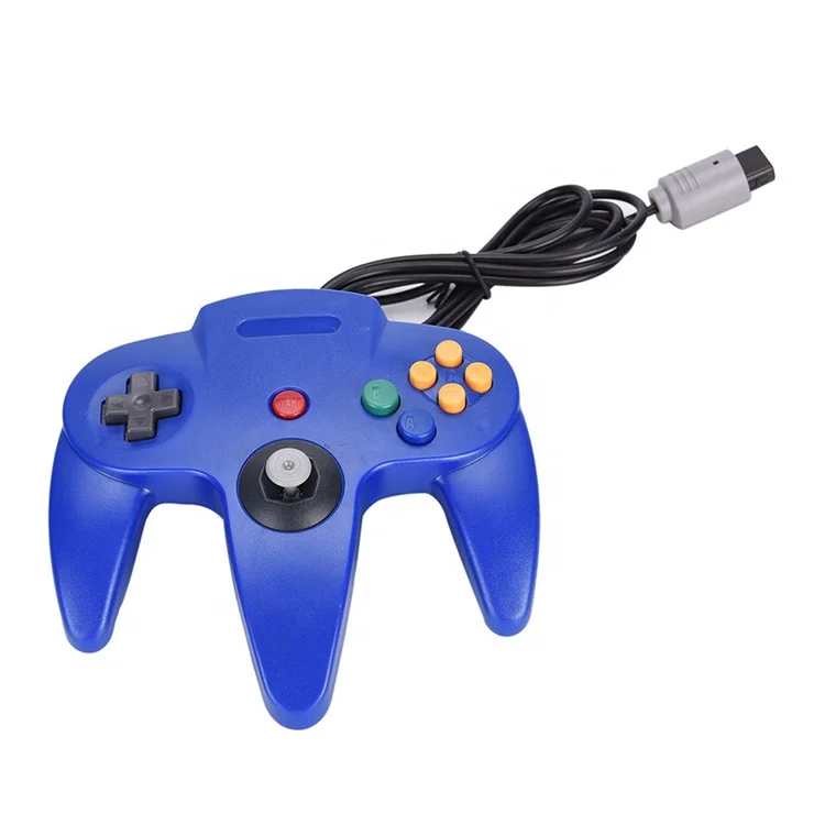 

Wired Games Classic Joypad Joystick Gamepad For Nintendo 64 n64 controller, Colorful