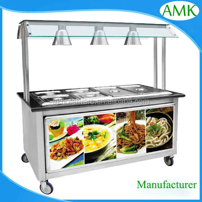 Factory Sales Food Catering Equipment Buffet Hot Food Warmer Counter