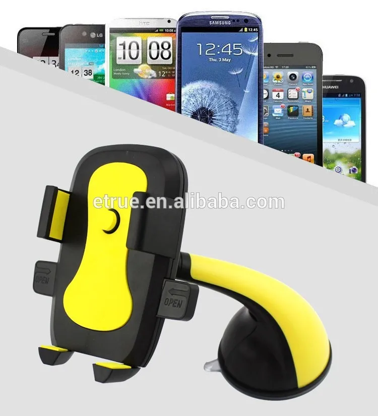 Universal Windshield Car Phone Mount Holder for iphone7Dashboard Phone Mount with Strong Sticky Gel Pad;Cell phone car holder