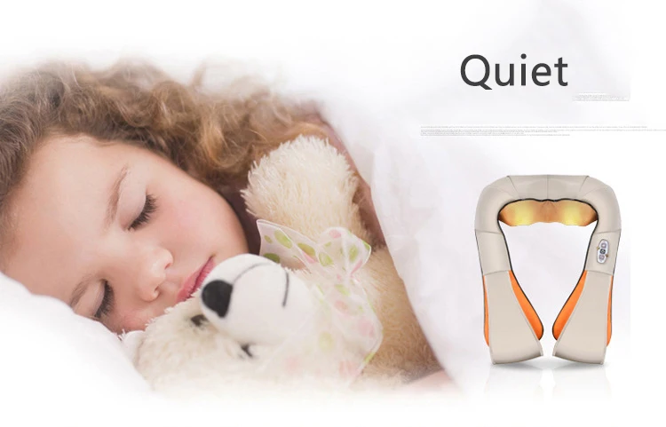 Shiatsu back shoulder neck massager with heating function