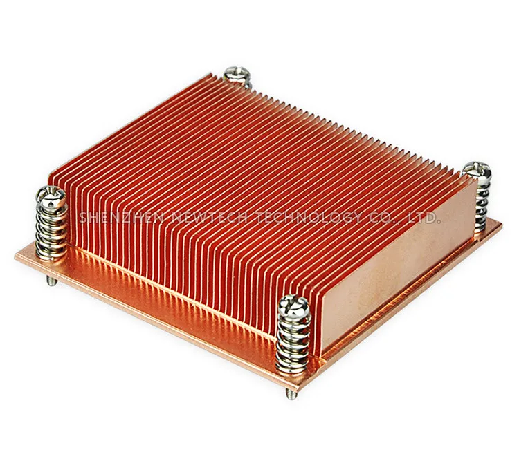 Lga 1150/1151/1155/1156 Socket Copper Skived Cpu Pc Copper Heatsink