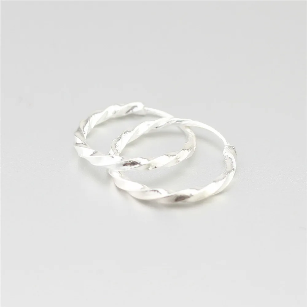 

MYLOVE FREE SHIPPING High quality original design twist 925 sterling silver earring