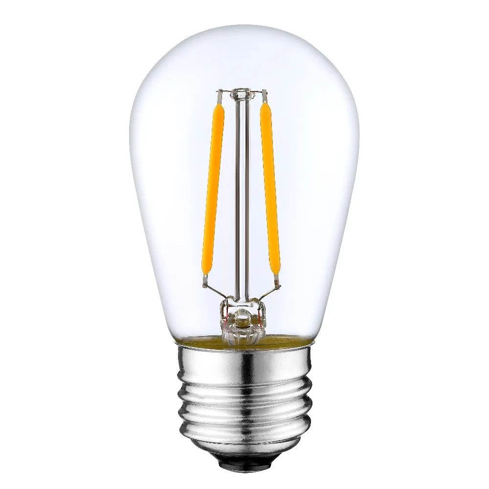 

UL Listed E27 E26 Dimmable 2W 4W ST45 S14 Led edison Filament bulbs for outdoor string lights