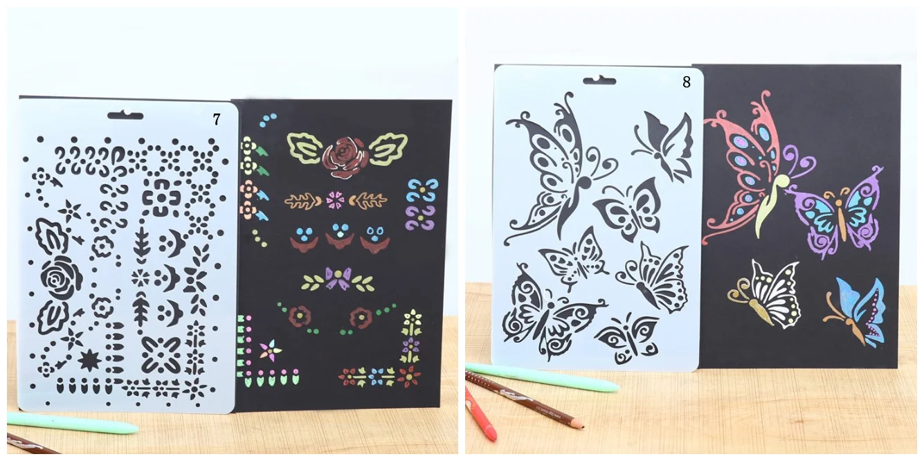 Pp Plastic Painting Art Templates Stencil For Kids Adults - Buy Pp Plastic Art  Templates And Stencil,Animal Art Templates Stencils For Adultss,Plastic Art  Templates Stencils For Kids Product on Alibaba.com