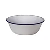 Food safe enamel coating carbon steel salad bowl