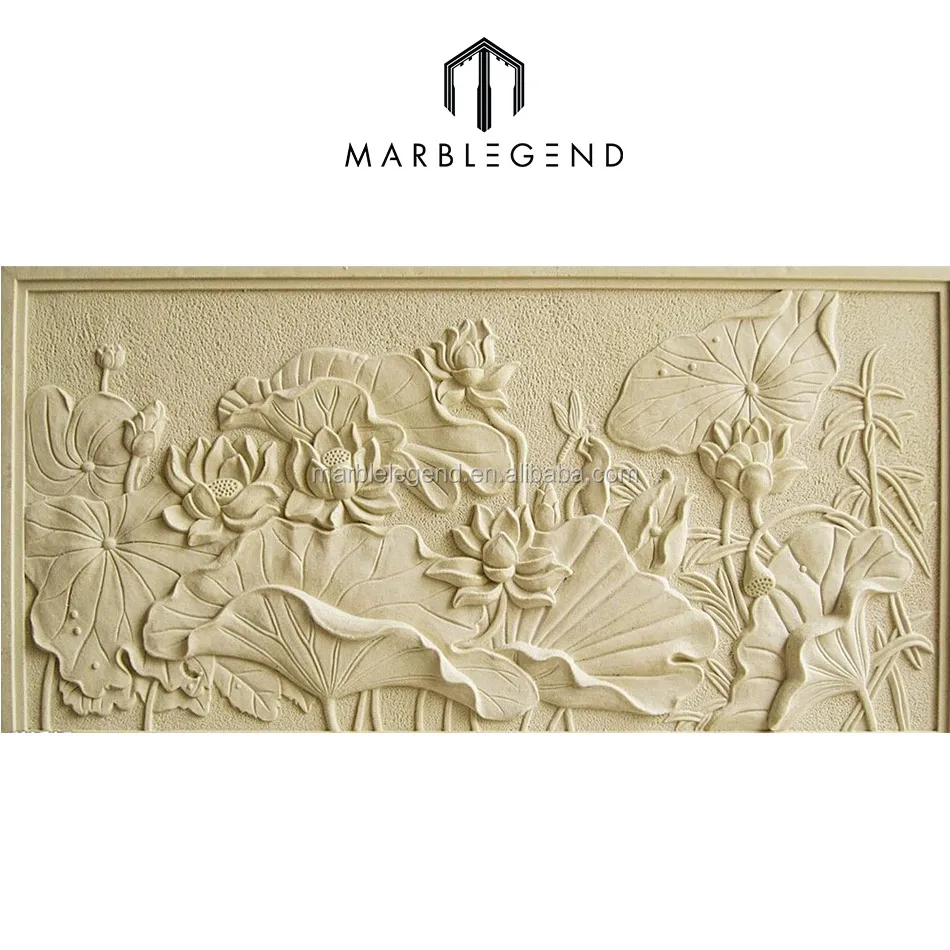 
PFM 100% hand carved decorative relief landscape sculptures 