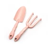 100% Aluminum metal mini 2 pcs hand garden tools for kid