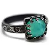 Black Gold Silver peruvian wedding ring