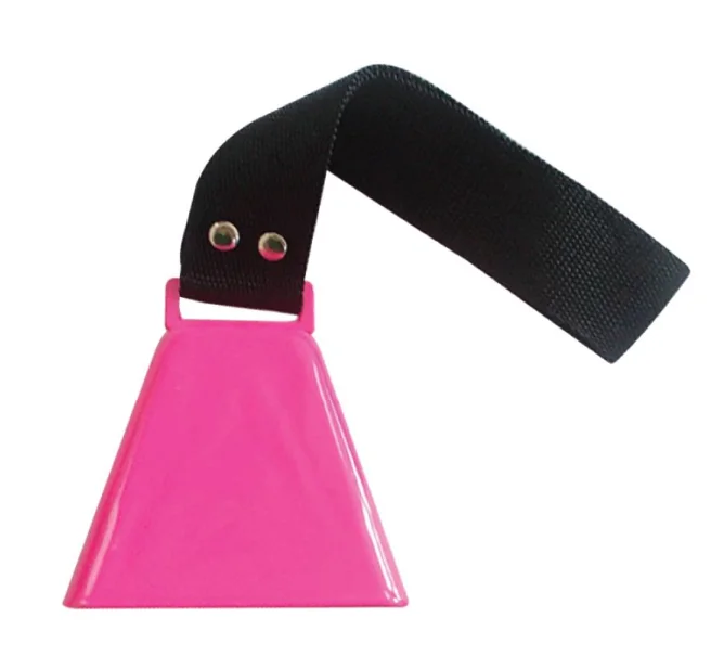 

wholesale metal cow bell promotional cowbell with lanyard, Customized color