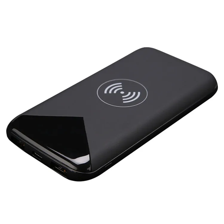 

2019 trending Consumer electronics portable charger wireless power bank 10000mah, White/black