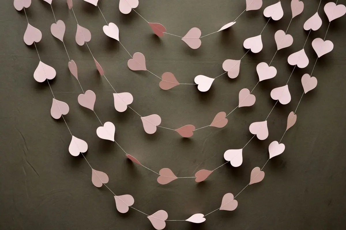 Buy Wedding Decorations Wedding Garland Heart Garland Pastel