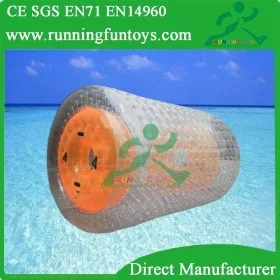 Colorful rope PVC or TPU material Inflatable water roller for sale, water walking roller, Inflatable Water Wheel, Pool Inflatable Water Roller, water drum roller, transparent water rollers, water rolling tube, aqua zorbing, inflatable roller ball for sale.jpg
