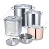 201/304 S/S european copper bottom stainless steel cookware set