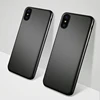 New style matte barely soft TPU case for iphone x with insert iron,used for car hold