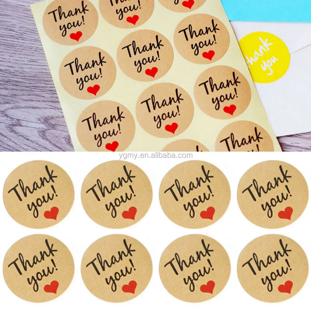 Kraft Paper Thank You Gift Tags Wedding Favors Party Accessories