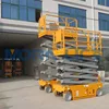 self propelled mobile hydraulic scissor type lift electric driving wheel high quality scissor lifts for sale