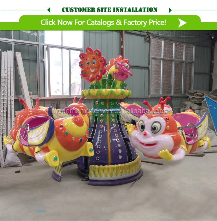 Modern amusement rotation kids bee rides for sale