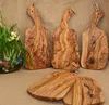 Italian Olive Wood Feature Solid Wood Chopping Block For Bread Sushi Fruit
