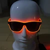 EL Sunglasses A StyleRay-Ban Super luminance: "Polar light 3"OD:2.2mm EL wire(150cd-250cd): U.S.A. imports EL material