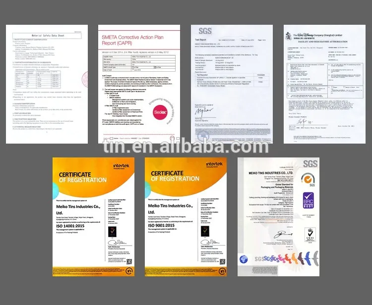 D88mm small food grade round tea tin box for flower tea