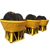 2019 lanyu 900 Two Rollers Wet Pan Mill/gold ore floating round grinding machine