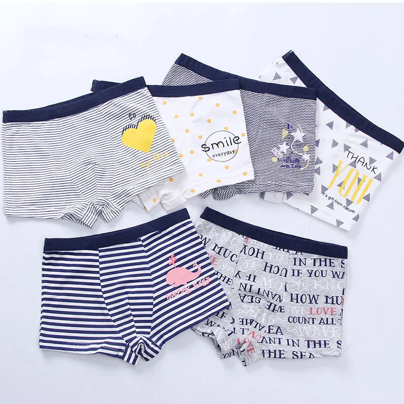 Baby boy underwear cartoon cotton children's underwear cotton boxer boys underwear cotton boxers shorts