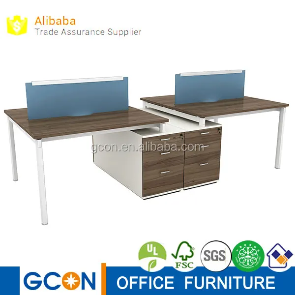Modern Design Office Furniture 4 Person Workstation Computer Table 60364883057