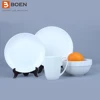 Customizable durable heat resistant home restaurant tableware bone china dinner set