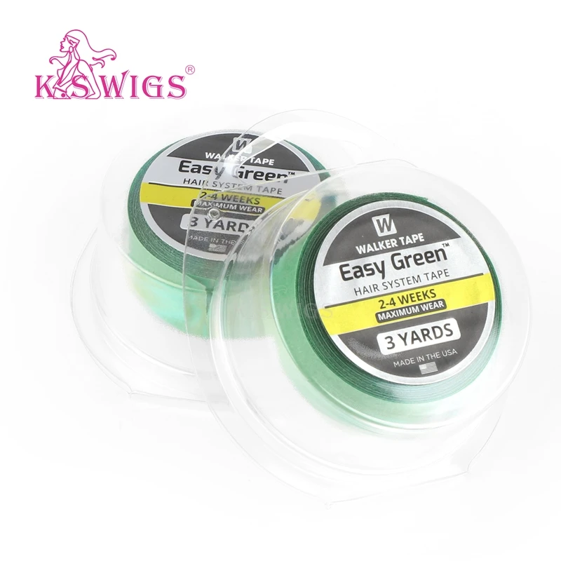 

K.S WIGS Best Quality Wholesale Price Easy Green Tape Walker Tape Ultra Hold Adhesive