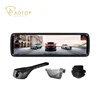 Intelligent rearview system rear vision mirror with separate front camera and backup camera HD starlight, front ADAS warning
