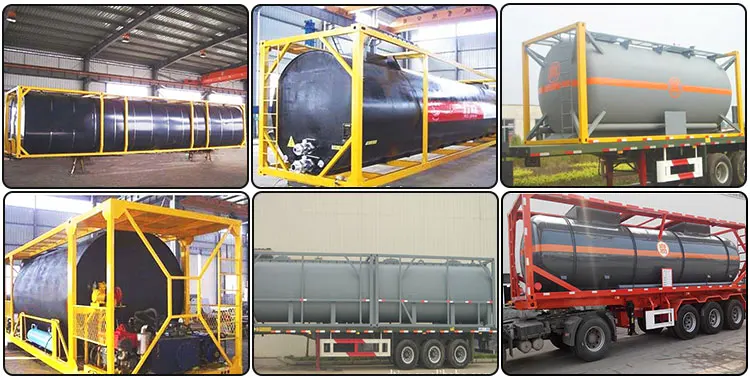 tank container for liquid helium
