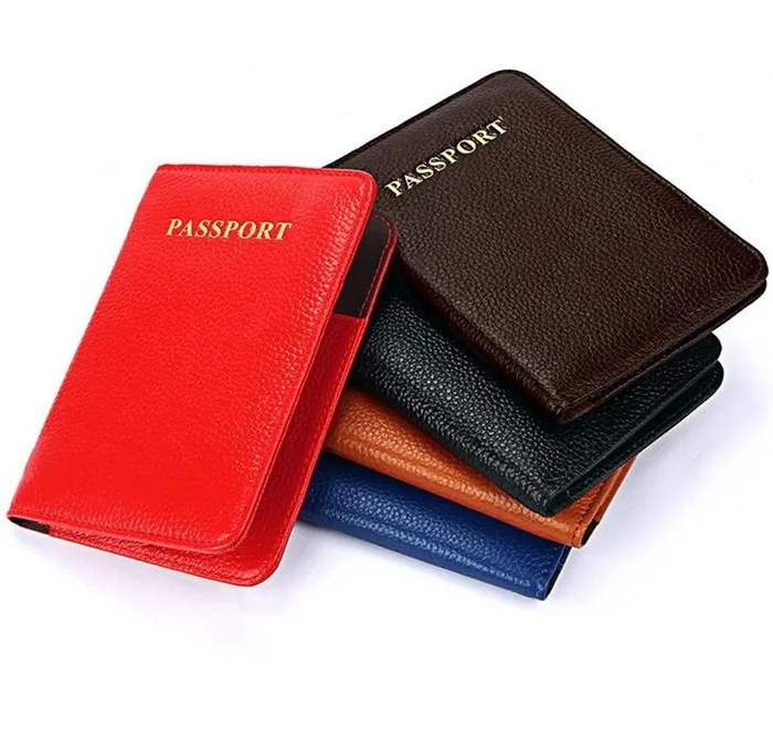 Wholesale Custom Pu Leather Travel Document Passport Cover Holder Buy