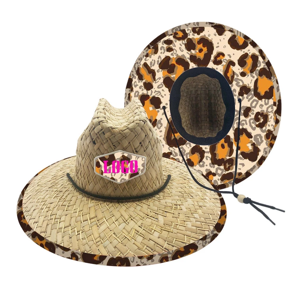 Stock Leopard Fish Designer Straw Hat Lifeguard With Chin - Buy Straw Hat  Lifeguard,Designer Straw Hats,Fish Straw Hat Product on Alibaba.com