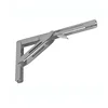 Metal L Foldable Drop Down Corner Shelf Bracket