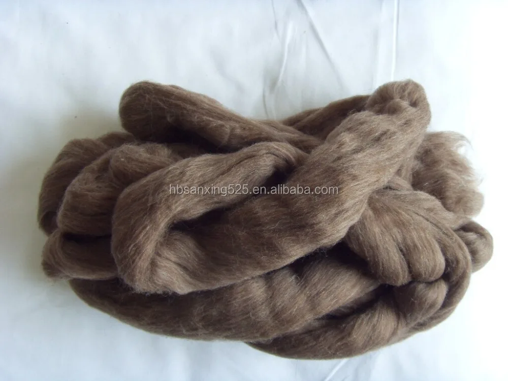
best quality china merino wool tops roving ,22mic up78mm 