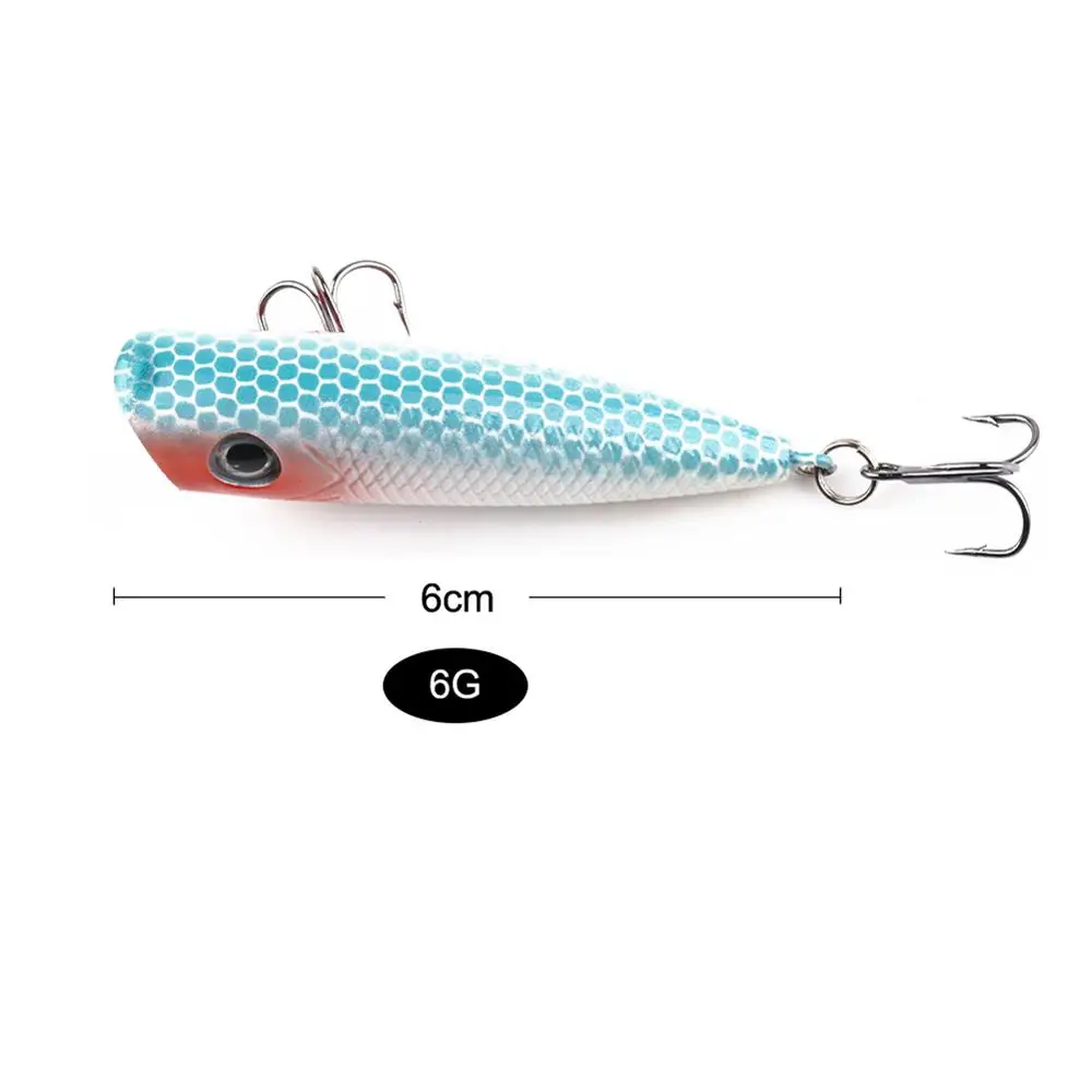 Wholesale Handmade Popper Stick Bait 6cm 6.3g Lure Isca Artificial Popper