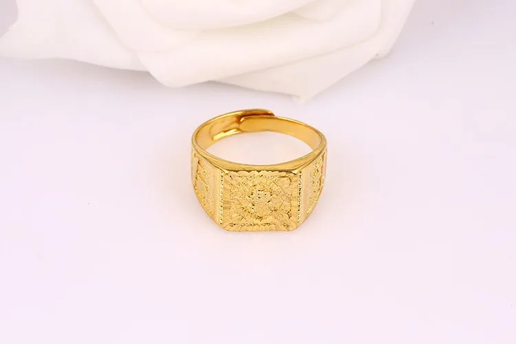 Xuping Jewelry Cheap Gold Ring Dubai 24k Gold Plated Ring 1 Gram Gold ...