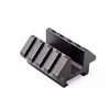 Dual 45 Degree Offset Double Side 4 Slots Scope Mount 20mm Weaver Picatinny Rail For Ar15 Accesorios