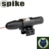 Spike Military Green Laser Pointer Presenter Pen Aiming Sight Infrared Laser Sight Dot Scope with Ajustable Bracket 11MM, 20MM