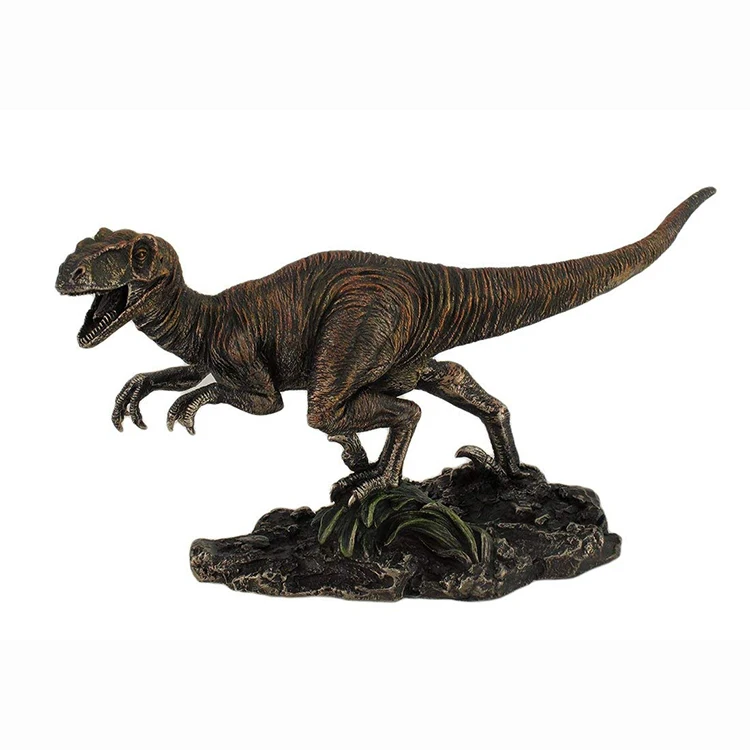 Custom Made Life Size Dinosaur Bronze Sculpture Animal Sculpture For