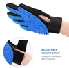 Wholesale Deshedding Tool Five Finger Pet Accessories cat Silicone Grooming Gloves