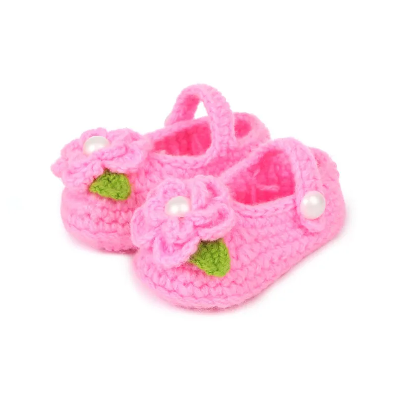 
Fashion hand knit baby shoes 