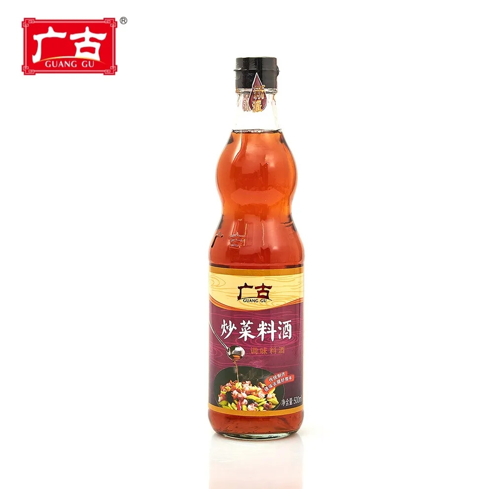 500ml Chinese Cooking Wine In Glass Bottle Packing